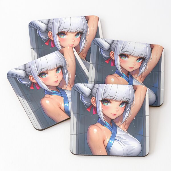 Item preview, Anime Enterprise Azur Lane Game Bathroom Wet Look Swim Portrait designed and sold by juniorcastros.