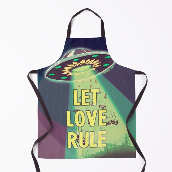 Item preview, Aliens to the Rescue - LET LOVE RULE designed and sold by Frank J. Art.