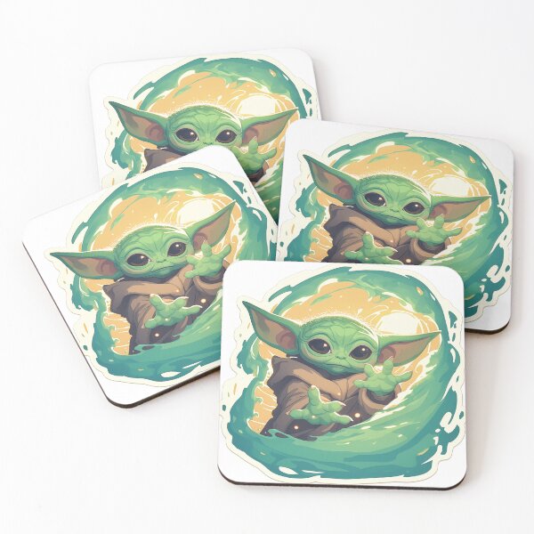 Item preview, Grogu Vibes: The Force Is Strong With This Snack-Sized Jedi designed and sold by Stick    It Out.