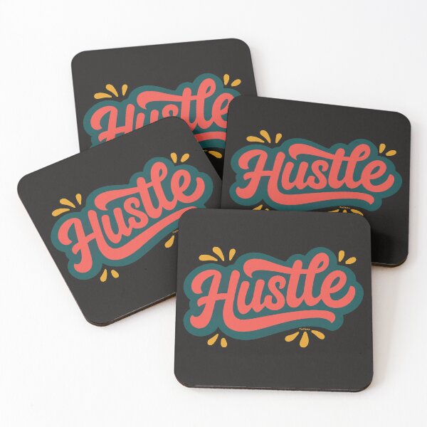 Item preview, Hustle Typography Retro Design designed and sold by TopTierCo.