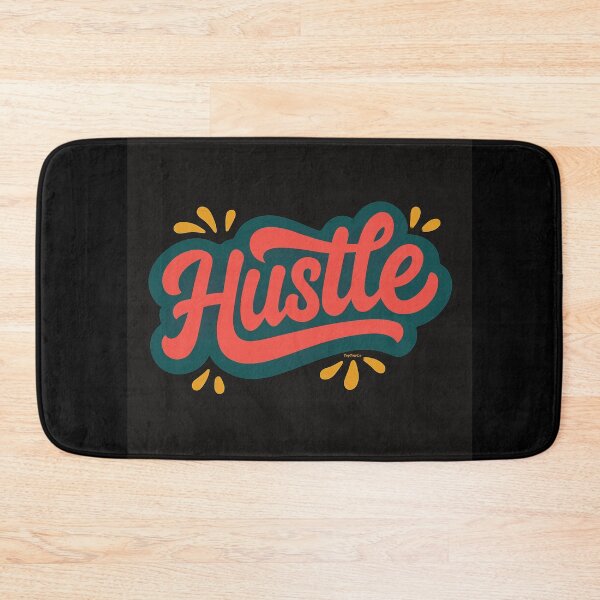 Item preview, Hustle Typography Retro Design designed and sold by TopTierCo.