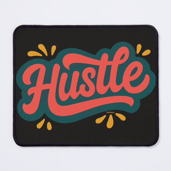 Item preview, Hustle Typography Retro Design designed and sold by TopTierCo.