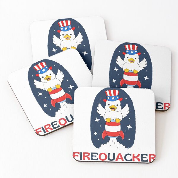 Item preview, Firequacker  Funny Goose Saying Patriotic Animal Joke Independence Day  T-Shirt designed and sold by ach-ser.
