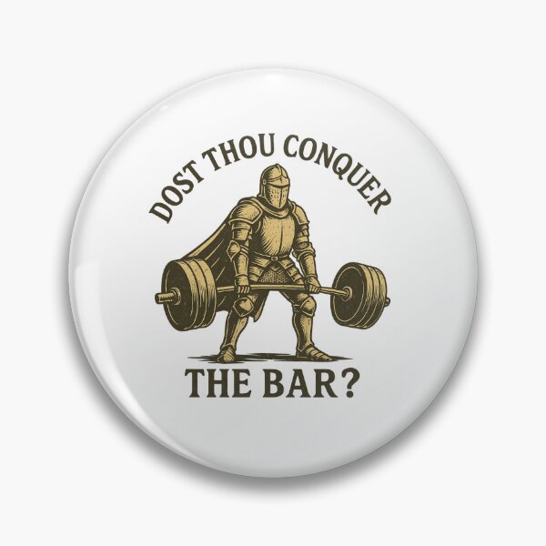 Item preview, Funny Gym Workout Knight Dost thou Skakespear designed and sold by creepytoesart.