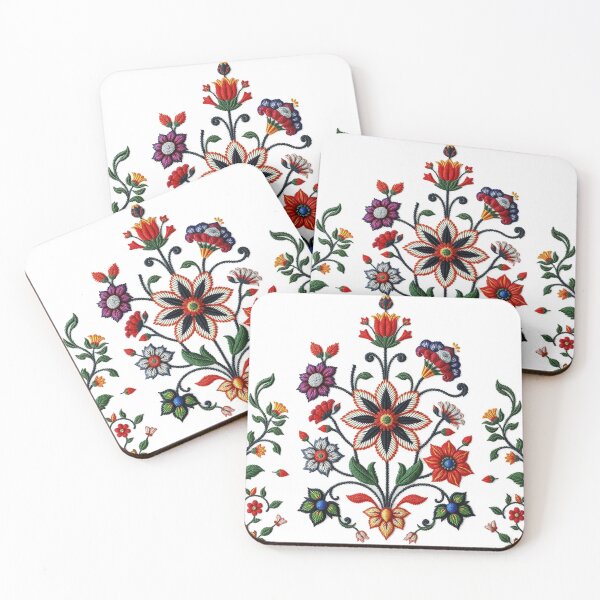 Item preview,  Palestinian  floral tatreez, Vibrant Floral Mandala Embroidery – Tatreez Style Design designed and sold by TellaShop.