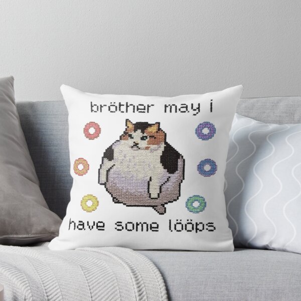 Item preview, Brother may I have loops funny cat cute kitty fat chonker designed and sold by creepytoesart.