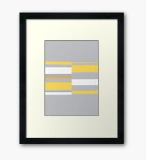 Mosaic Single 3 #abstract #minimalism #sabidussi #redbubble Framed Art Print