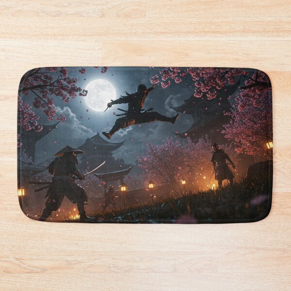 Item preview, "Nighttime fight in the Kingdom of Cherry Blossoms" designed and sold by Tecno-Art-Land.