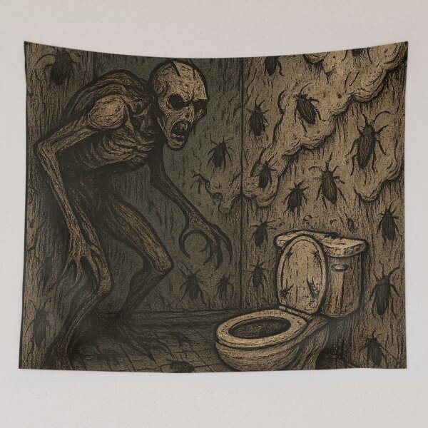 Item preview, The Bathroom Horror designed and sold by Rothnaric.