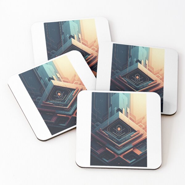 Item preview, Futuristic Geometric Abstraction designed and sold by Glodtower.