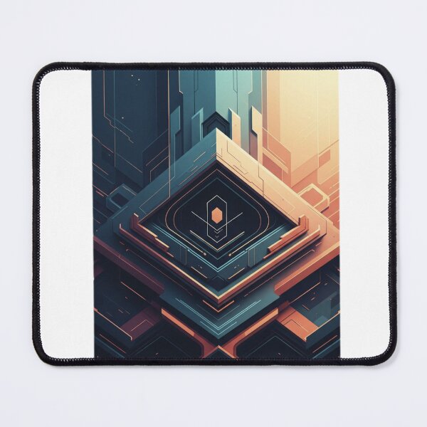 Item preview, Futuristic Geometric Abstraction designed and sold by Glodtower.