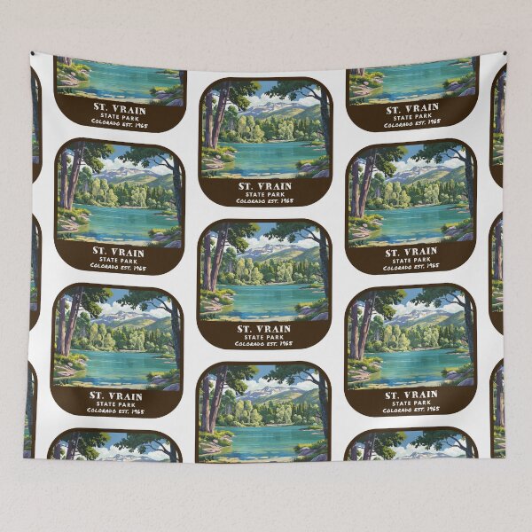 Item preview, Vintage St. Vrain State Park (Colorado State Park) designed and sold by RabbitK.