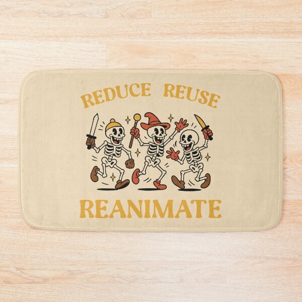 Item preview, Reduce Reuse Reanimate Funny TTRPG Necromancy designed and sold by pixeptional.