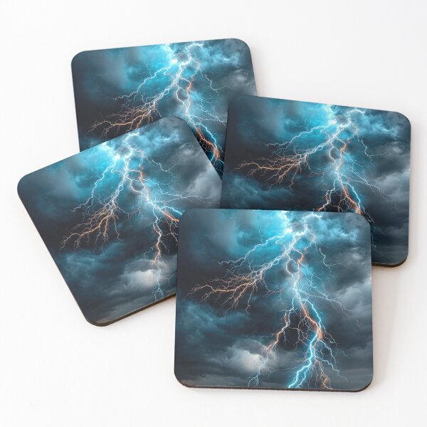 Item preview, Majestic Lightning Storm Illuminating the Darkened Sky designed and sold by jecphotography and art.