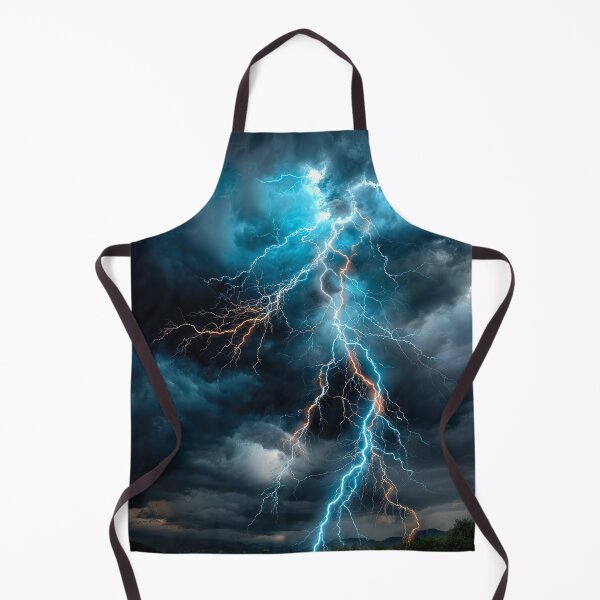 Item preview, Majestic Lightning Storm Illuminating the Darkened Sky designed and sold by jecphotography and art.