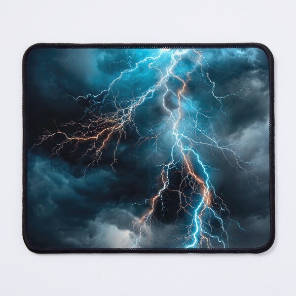 Item preview, Majestic Lightning Storm Illuminating the Darkened Sky designed and sold by jecphotography and art.