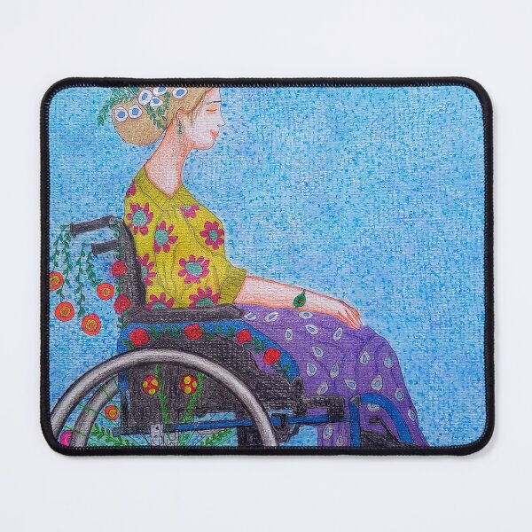 Item preview, Wheelchair with flowers designed and sold by MARYA.ART.