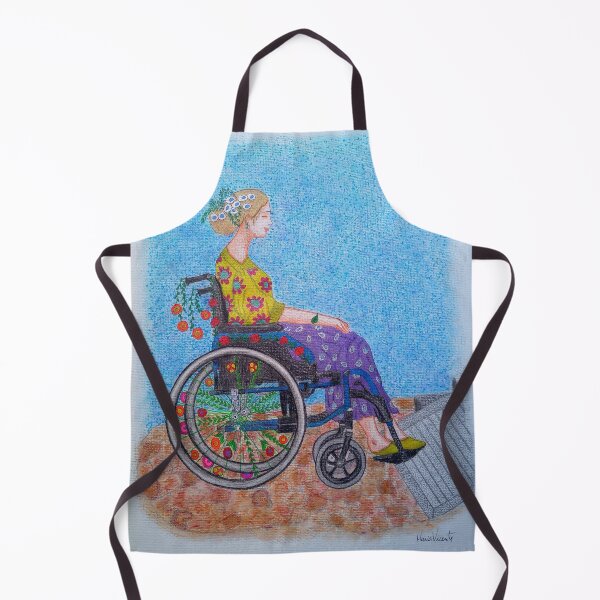 Item preview, Wheelchair with flowers designed and sold by MARYA.ART.