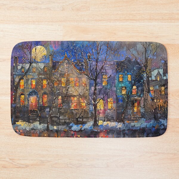 Item preview, Midnight Lights and Frosted Windows designed and sold by NeoNebulaArt.