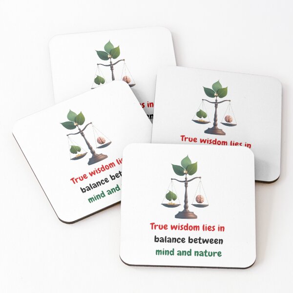 Item preview, True Wisdom lies in balance between mind and nature | Stoic Mindset designed and sold by LexaArtworks.