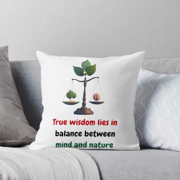 Item preview, True Wisdom lies in balance between mind and nature | Stoic Mindset designed and sold by LexaArtworks.