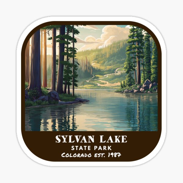 Item preview, Vintage Sylvan Lake State Park (Colorado State Park) designed and sold by RabbitK.