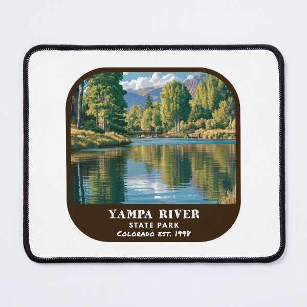 Item preview, Vintage Yampa River State Park (Colorado State Park) designed and sold by RabbitK.