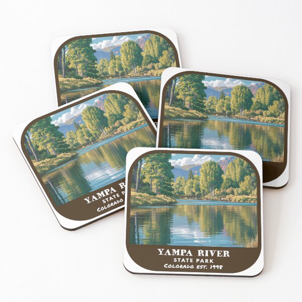 Item preview, Vintage Yampa River State Park (Colorado State Park) designed and sold by RabbitK.