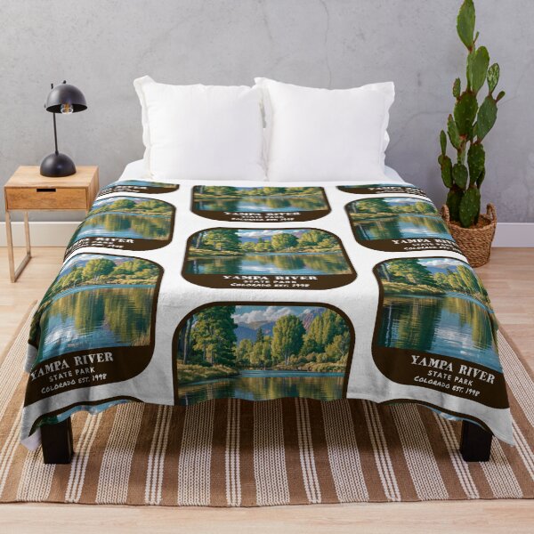 Item preview, Vintage Yampa River State Park (Colorado State Park) designed and sold by RabbitK.