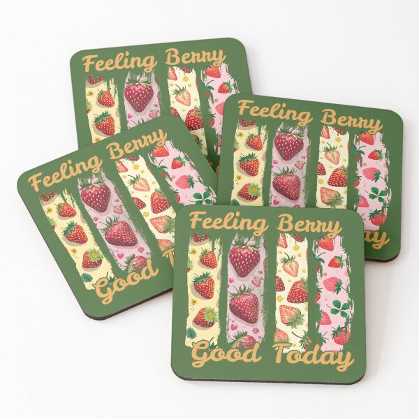 Item preview, Feeling Berry Good Today – Strawberry Pattern Design designed and sold by emilykang.