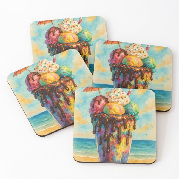 Item preview, XXL ice cream sundae on the beach designed and sold by Mauswohn.
