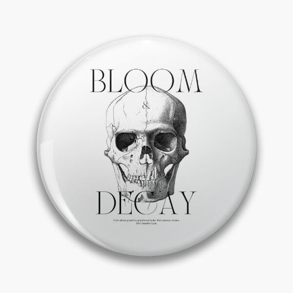 Item preview, Bloom and Decay Skull Art - Life's Beautiful Cycle (Light Colors) designed and sold by Frezcola.