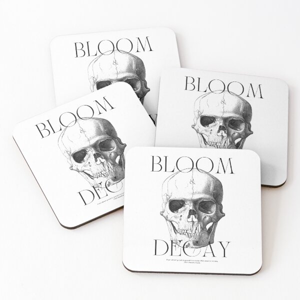 Item preview, Bloom and Decay Skull Art - Life's Beautiful Cycle (Light Colors) designed and sold by Frezcola.
