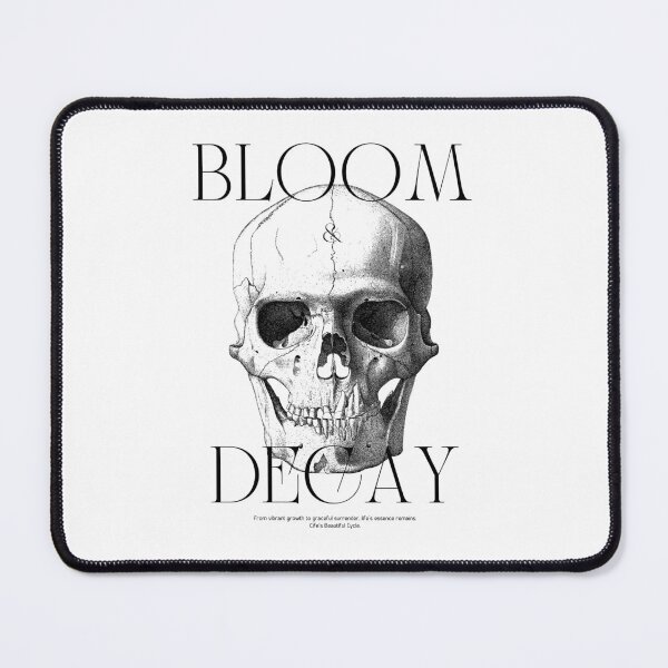 Item preview, Bloom and Decay Skull Art - Life's Beautiful Cycle (Light Colors) designed and sold by Frezcola.