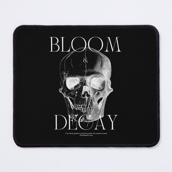 Item preview, Bloom and Decay Skull Art - Life's Beautiful Cycle (Dark Colors) designed and sold by Frezcola.
