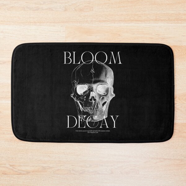 Item preview, Bloom and Decay Skull Art - Life's Beautiful Cycle (Dark Colors) designed and sold by Frezcola.