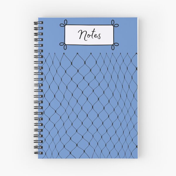 Item preview, Blue fishnet notebook cover designed and sold by ReynoldsFun.