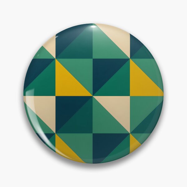 Item preview, Geometric Triangle Pattern iPhone Case – Modern Forest Green, Navy & Mustard Design designed and sold by FestivityFinds.