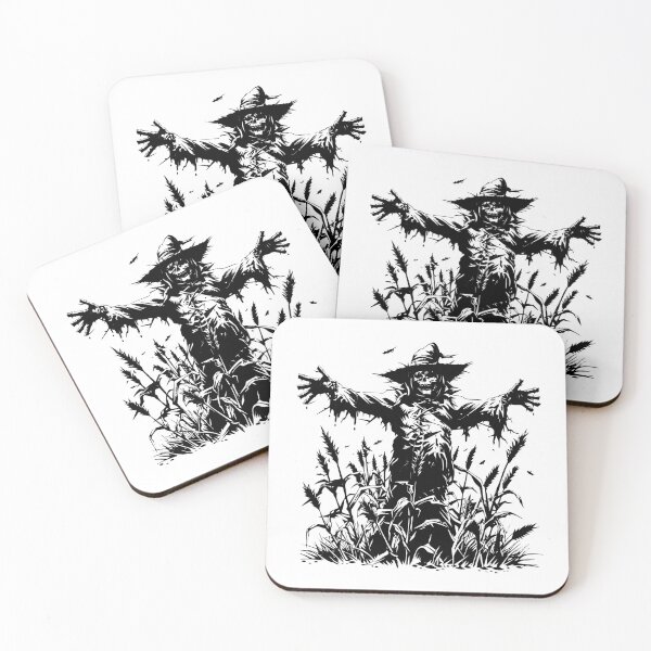 Item preview, Scarecrow Cornfield Scary Strawman Farm Haunted Harvest designed and sold by inkoutninja.
