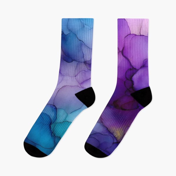 Item preview, Blue purple abstract print designed and sold by dcrc.