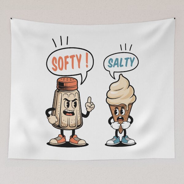 Item preview, Softy vs Salty designed and sold by EthosWear.