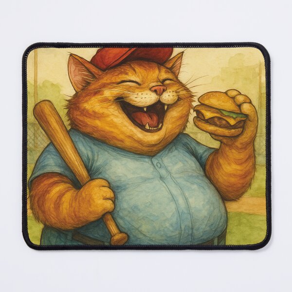 Item preview, funny cat, the best baseball player designed and sold by Mauswohn.