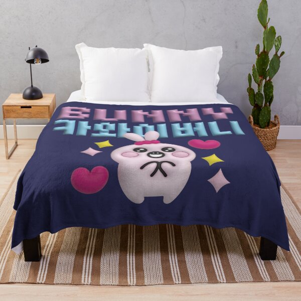 Item preview, Nikko the Cute 3D Bunny – Kawaii Korean Typography Pop Art designed and sold by hyehye33.