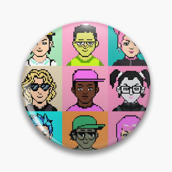 Item preview, Retro Pixel Art Character Grid iPhone Case – 8-Bit Style Portraits in Colorful Pop Backgrounds designed and sold by FestivityFinds.