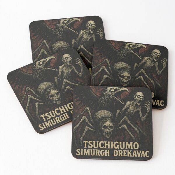 Item preview, Tsuchigumo, Simurgh and Drekavac 01 designed and sold by AIfolklore.