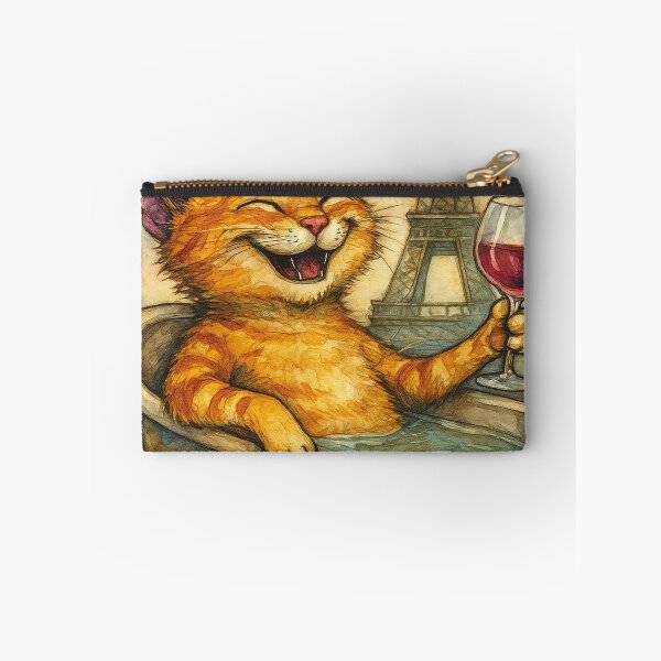 Item preview, Holiday at the Eiffel Tower, funny cat designed and sold by Mauswohn.