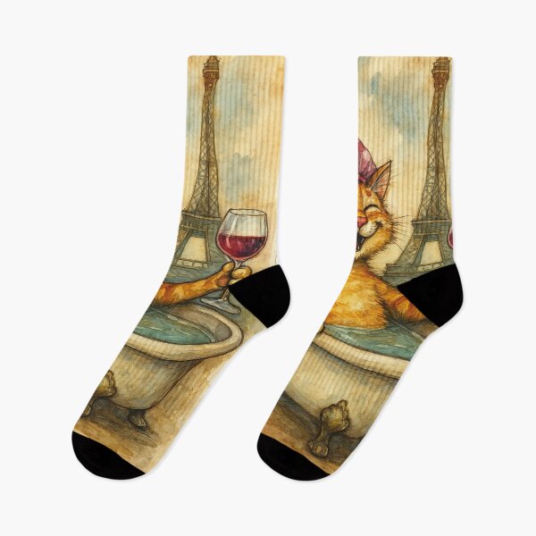 Item preview, Holiday at the Eiffel Tower, funny cat designed and sold by Mauswohn.