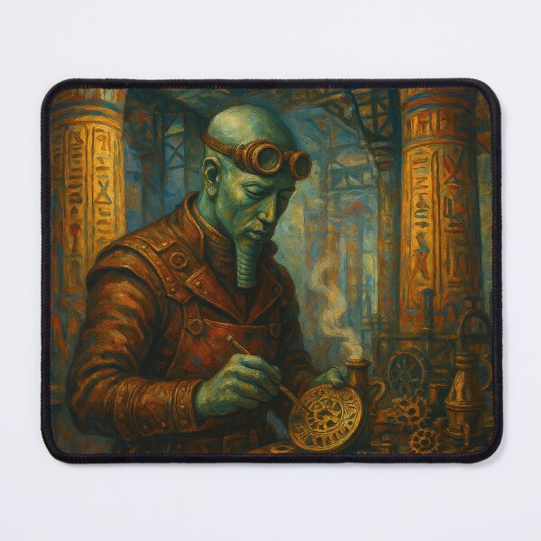 Item preview, Steampunk Craftsman Ptah at the Temple of Memphis designed and sold by VidyoeDesigns67.