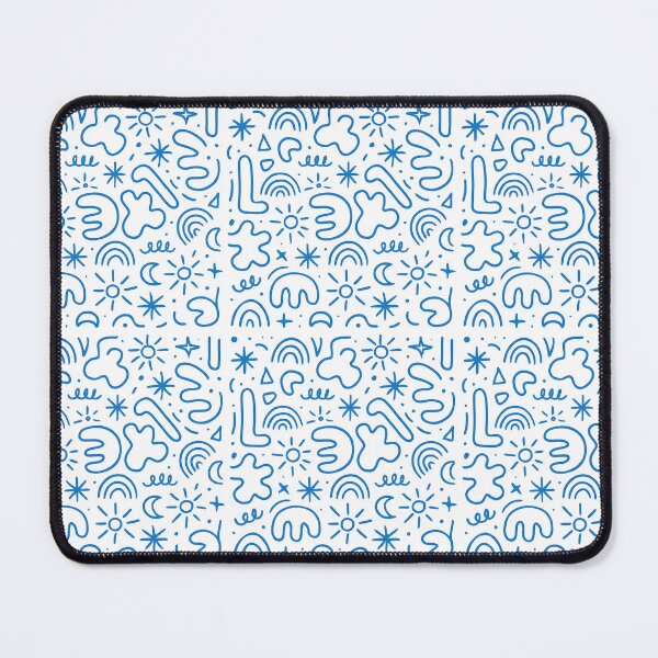 Item preview, Playful Blue Doodle Abstract Line Art Pattern – Minimalist iPhone Case Design designed and sold by FestivityFinds.
