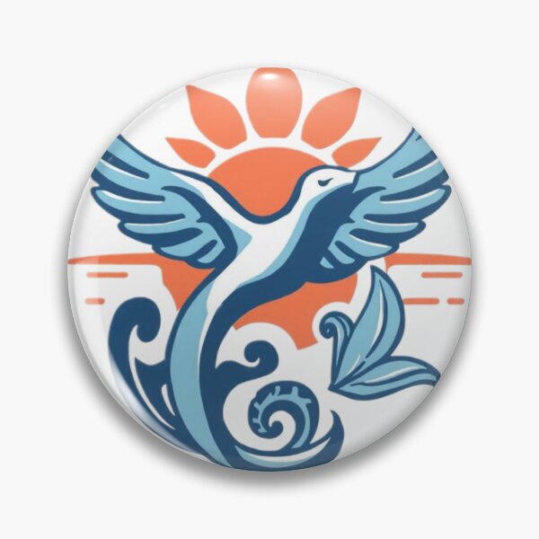 Item preview, water element bird designed and sold by SanchillShop.